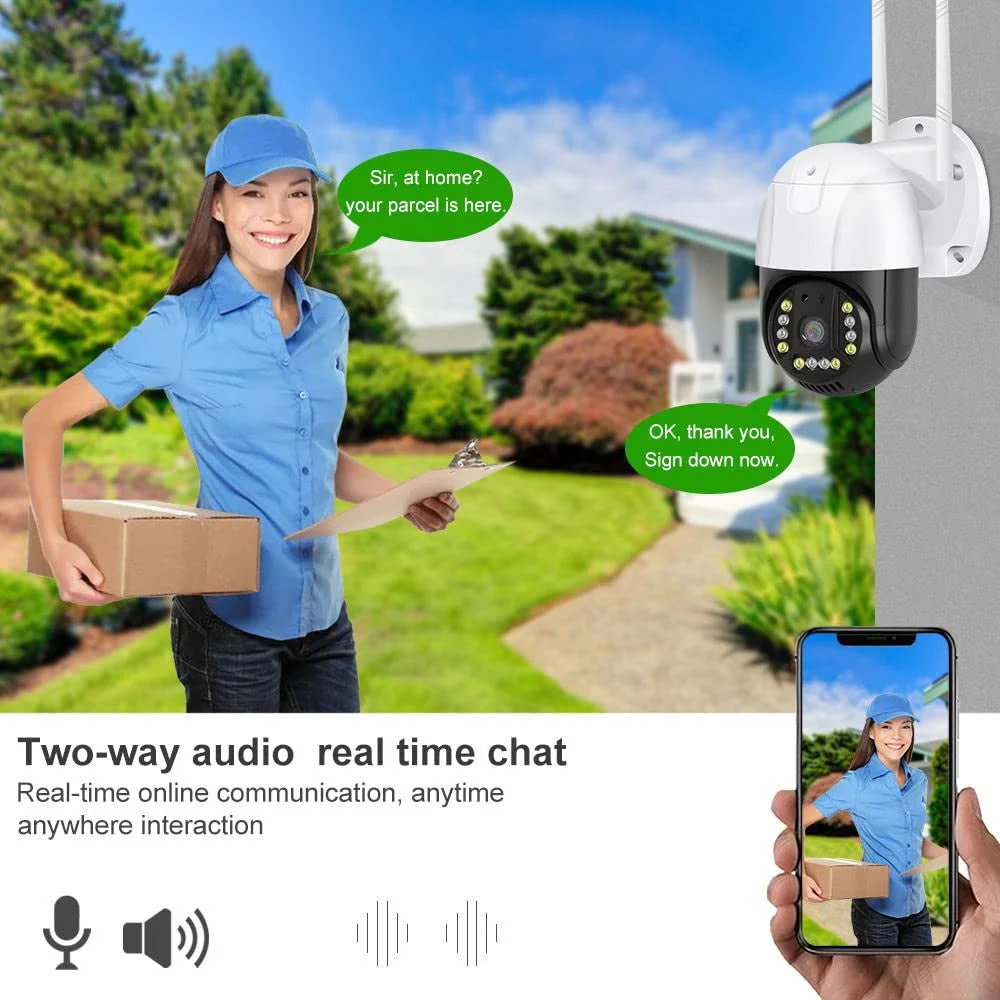 CRONY P20 4G-4K-HD PTZ Camera Outdoor Security Wireless Camera Surveillance 4G Sim Card Support - Image 3