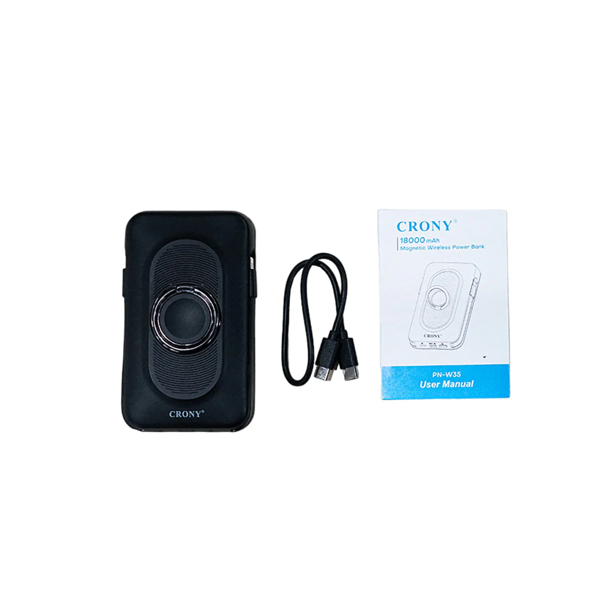CRONY PN-W35 Magnetic Charger Power Bank Wireless Magnetic Power Bank 18000mAh - Image 11