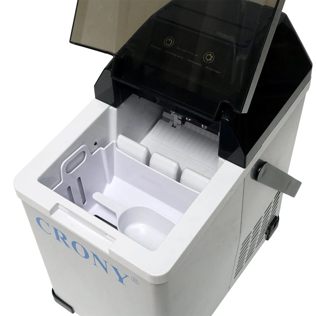 CRONY Portable Ice Maker 1.5L Home & Car Use -20°C Freezing LED Control 9 Bullet Ice Cubes - Image 10