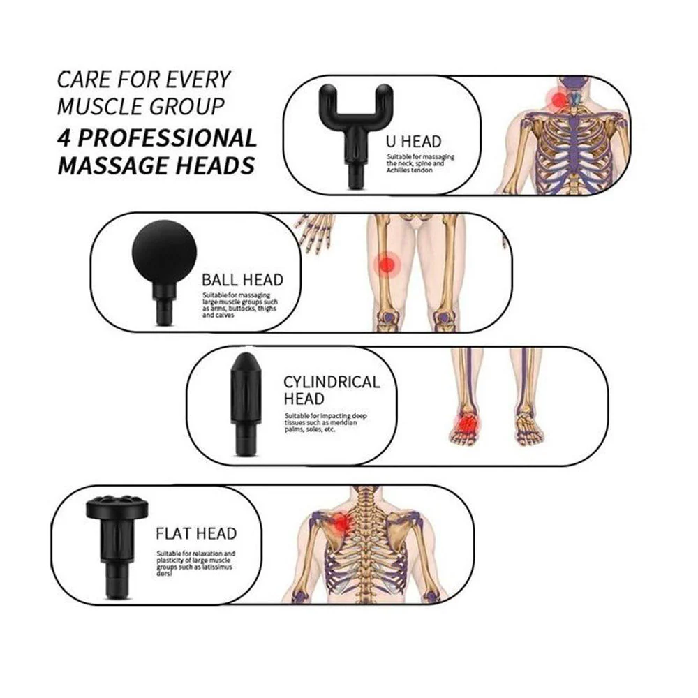 CRONY Q1 Mini Muscle massager gun handheld cordless portable full body muscle relaxation massage gun with Brushless Motor - Image 11