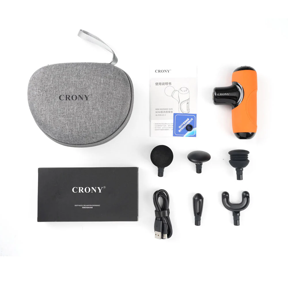 CRONY Q1 Mini Muscle massager gun handheld cordless portable full body muscle relaxation massage gun with Brushless Motor - Image 12
