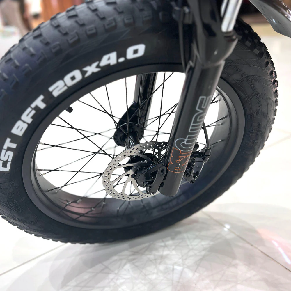 CRONY Q3 Off-road fat tire 48V/750W aluminum alloy E-bike 20 inch fat tire off road bicy Scootercle electric bike Scooter - Image 12