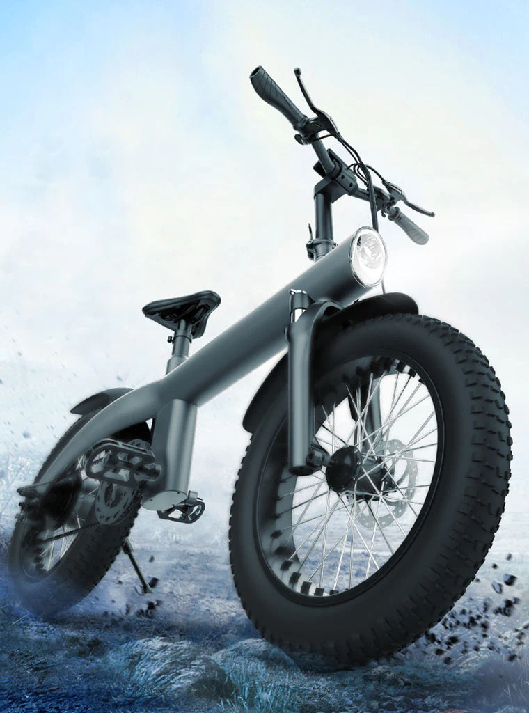 CRONY Q3 Off-road fat tire 48V/750W aluminum alloy E-bike 20 inch fat tire off road bicy Scootercle electric bike Scooter - Image 3