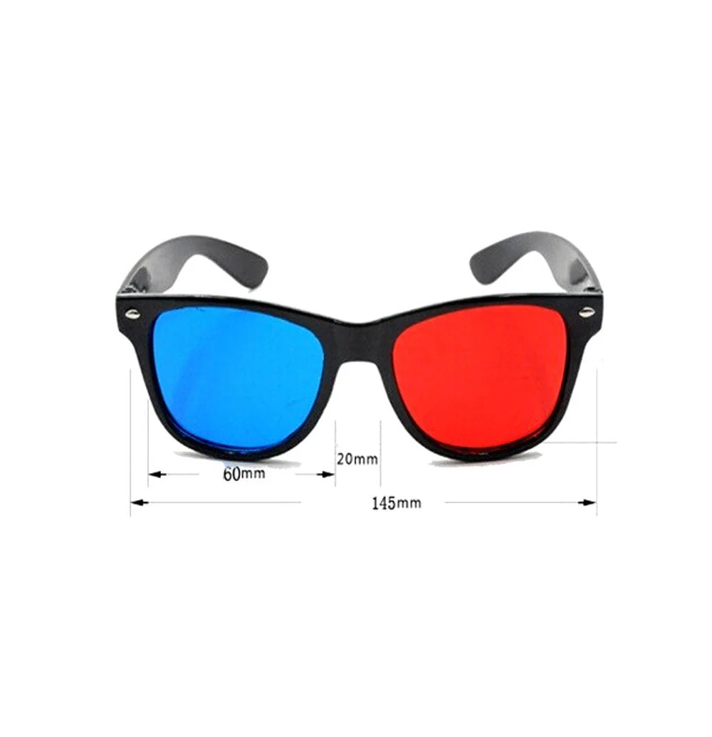 CRONY Red and blue master image lovely animal virtual reality 3d movies vr glasses 3D glasses For the projector - Image 7
