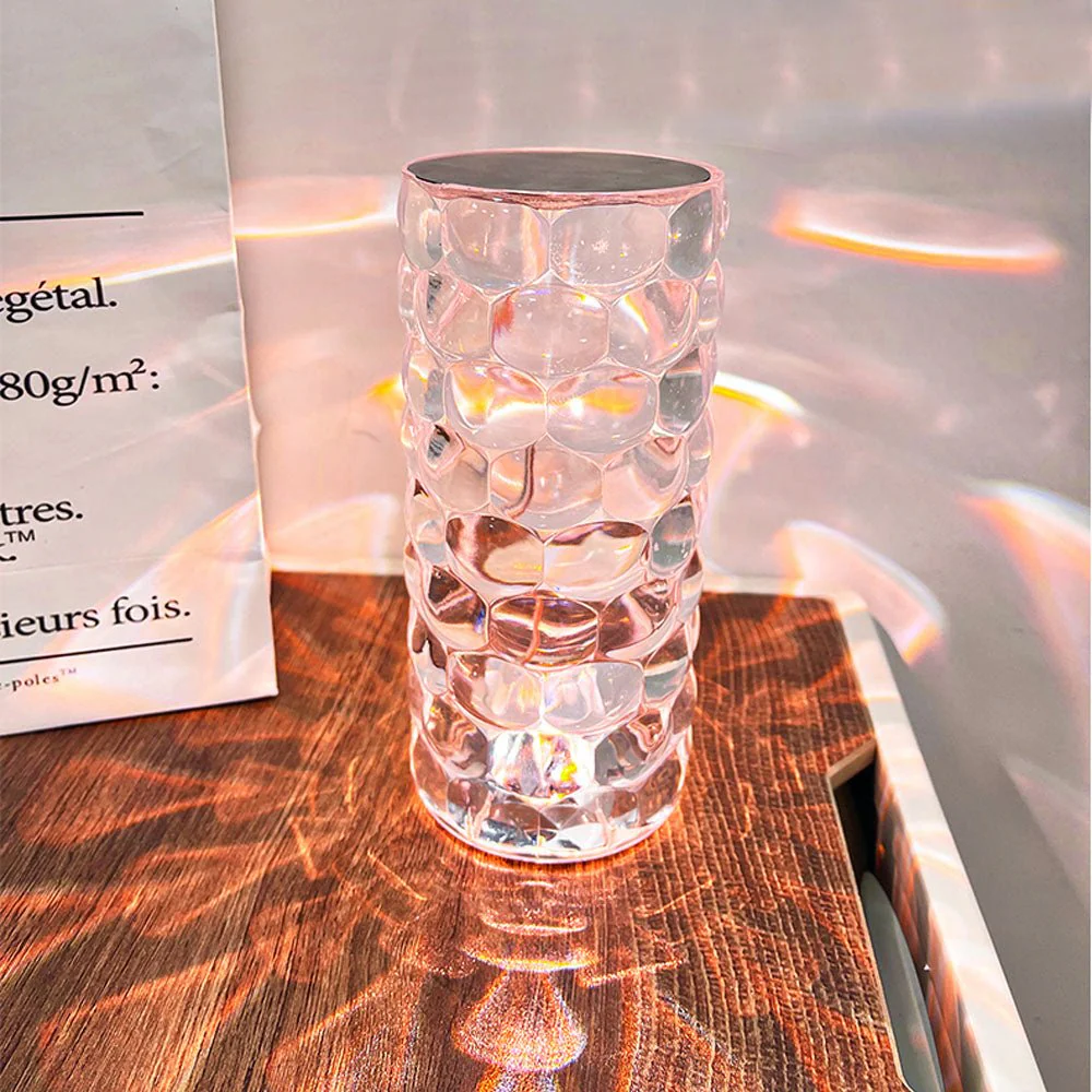 CRONY Rose lamp 16 color RGB touch color + remote and recharge Modern Design Touch Dimmable Recharge Table Lamp - Image 15