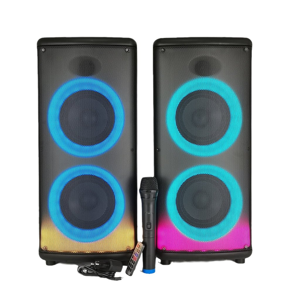CRONY RX-6238 big  power disco light loud speaker wireless with bass echo treble rechargeable battery karaoke speaker - Image 3