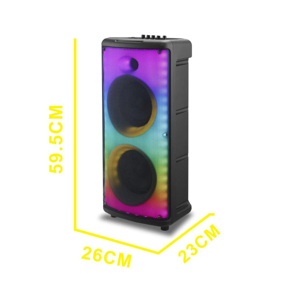 CRONY RX-6238 big  power disco light loud speaker wireless with bass echo treble rechargeable battery karaoke speaker - Image 7
