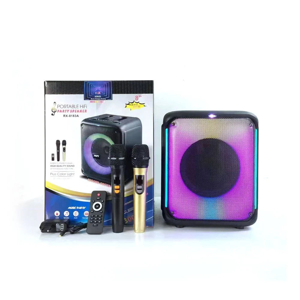 CRONY RX-8183C Speaker BT Speaker 8 Inch Small Subwoofer Speaker With Adapter - Image 5