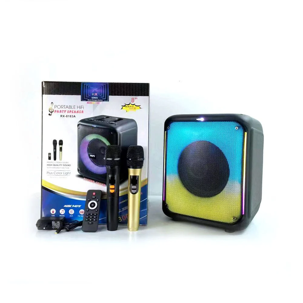 CRONY RX-8183C Speaker BT Speaker 8 Inch Small Subwoofer Speaker With Adapter - Image 6
