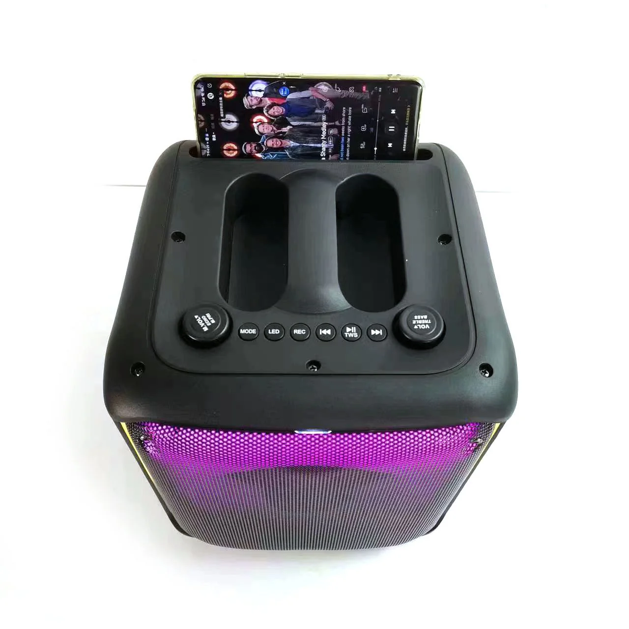 CRONY RX-8183C Speaker BT Speaker 8 Inch Small Subwoofer Speaker With Adapter - Image 8