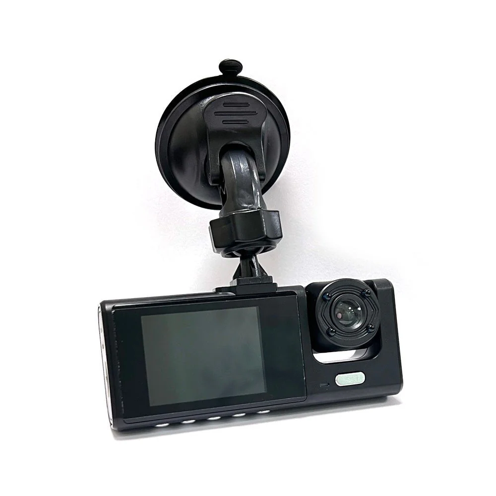 CRONY S11 Three-Camera 1920*1080 pushbutton dashcam 1080P DVR Dashcam Front Indoor and Rear View Camera Driving Recorder - Image 12