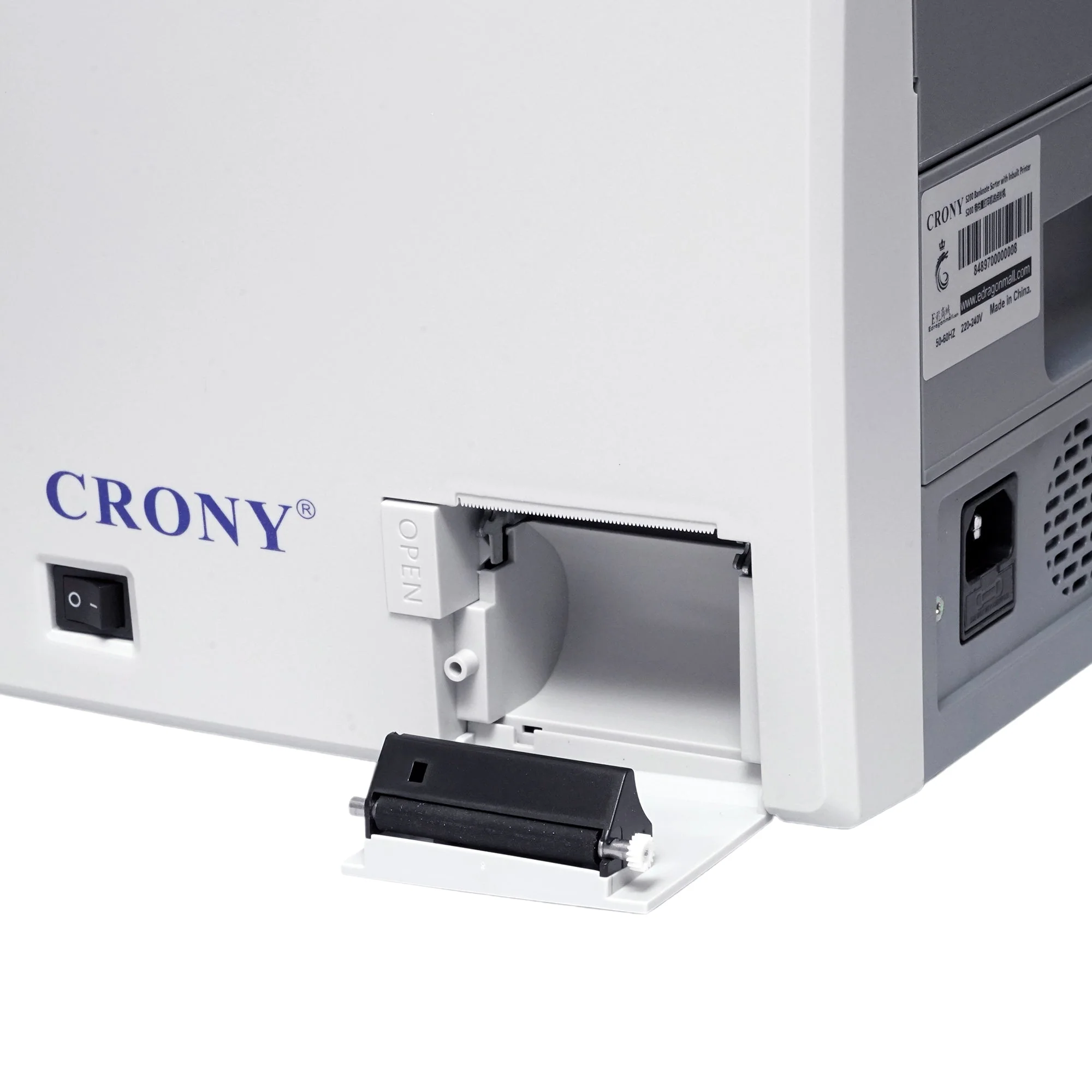 CRONY S200 High-Speed Smart Bill Counter 1000 Notes/Min Built-in Thermal Printer Touch Screen Banknote Verifiers - Image 16