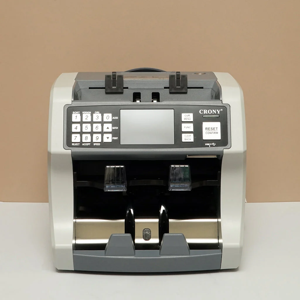 CRONY S200 High-Speed Smart Bill Counter 1000 Notes/Min Built-in Thermal Printer Touch Screen Banknote Verifiers - Image 3