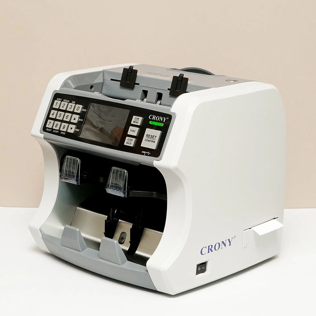 CRONY S200 High-Speed Smart Bill Counter 1000 Notes/Min Built-in Thermal Printer Touch Screen Banknote Verifiers - Image 4