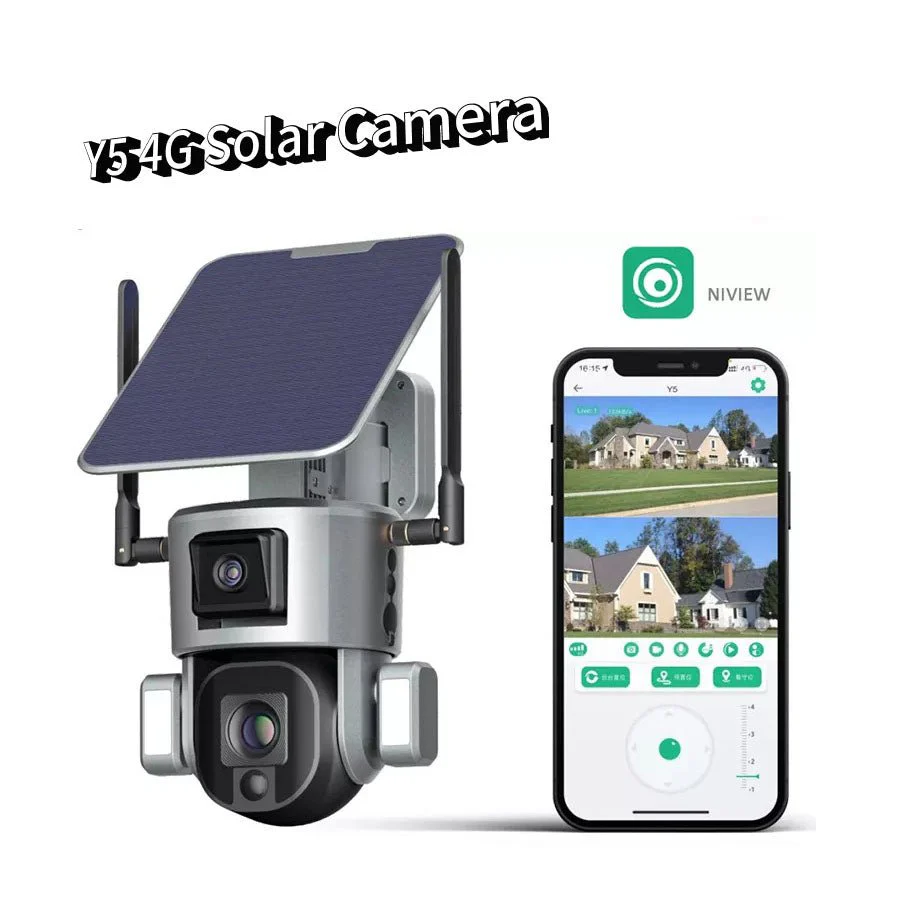 CRONY S5 WiFi-4K-8MP-10X Solar Dual Linkage Battery PTZ Camera  8MP Wireless CCTV Camera Outdoor IP66 Waterproof Solar Dual Camera - Image 10