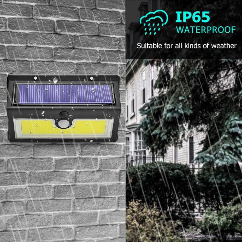 CRONY SH-52ALED Solar Powered LED Wall Light  led waterproof solar wall garden lamp motion sensor lamp - Image 5