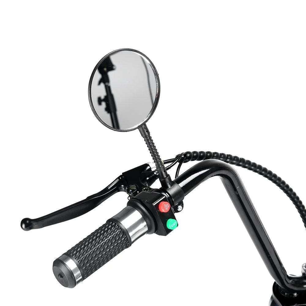 CRONY Small Harley two seat big tires with BT 1000w high power two wheels adult electric scooter Electric Motorcycle Black Spider - Image 8