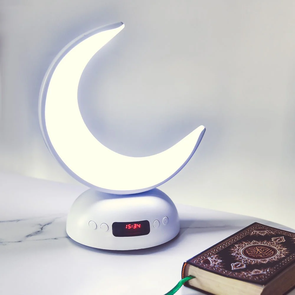 CRONY SQ-902 guran speaker Speaker Quran Led Moon Lamp Aromatherapy Function Azan Alarm Clock Quran Player - Image 4