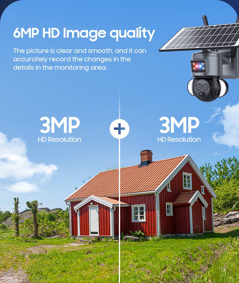 CRONY ST-558-6MP-12X-4G Dual Lens Zoom Solar Battery Camera - Image 14