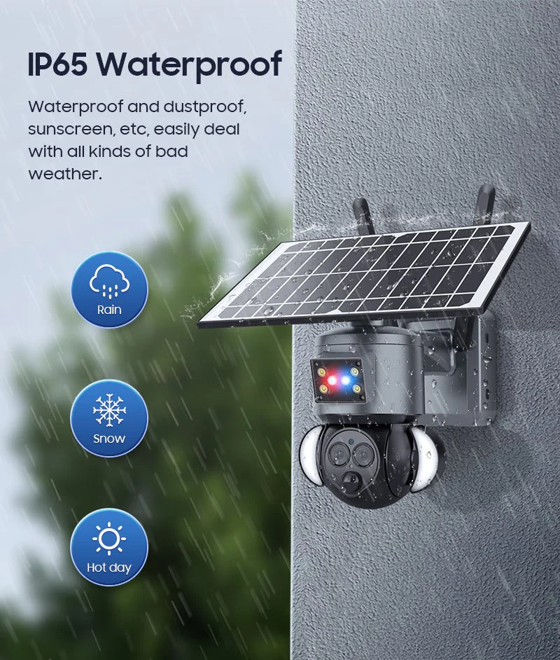 CRONY ST-558-6MP-12X-4G Dual Lens Zoom Solar Battery Camera - Image 6