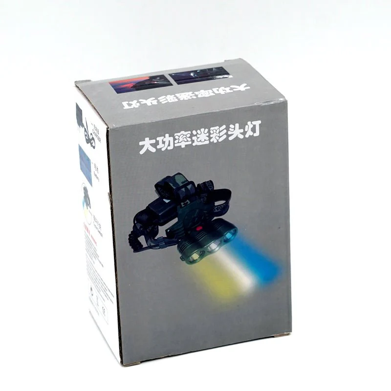 CRONY Strong light high power LED rechargeable 3 head light source headlight bulb outdoor - Image 5