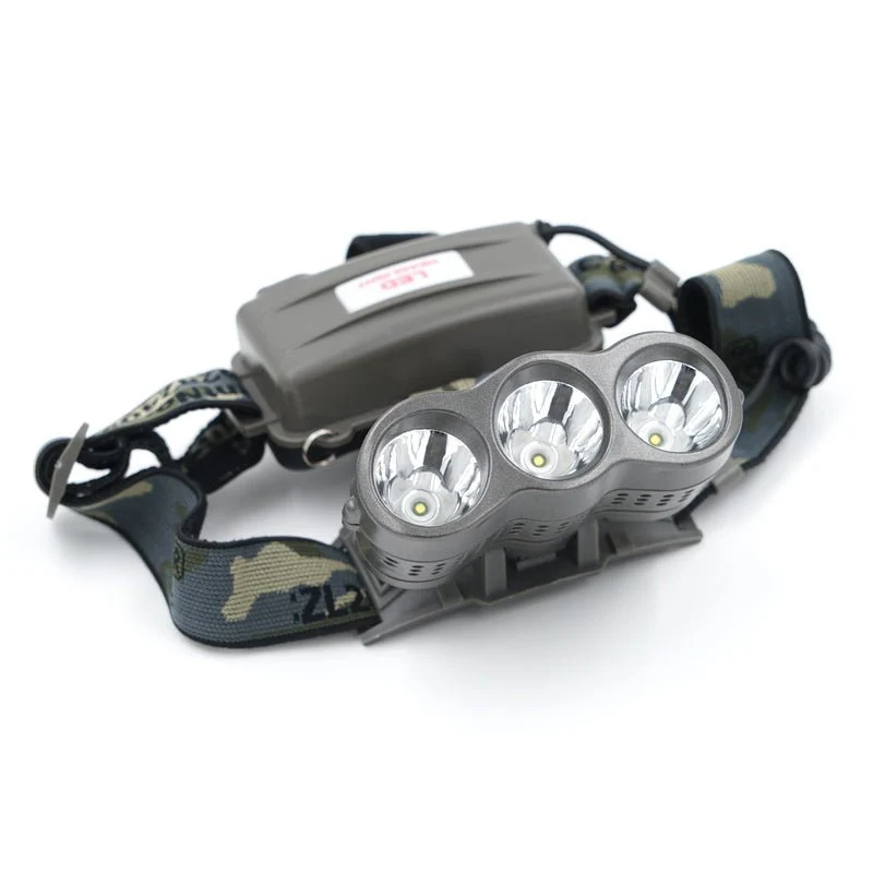 CRONY Strong light high power LED rechargeable 3 head light source headlight bulb outdoor - Image 8
