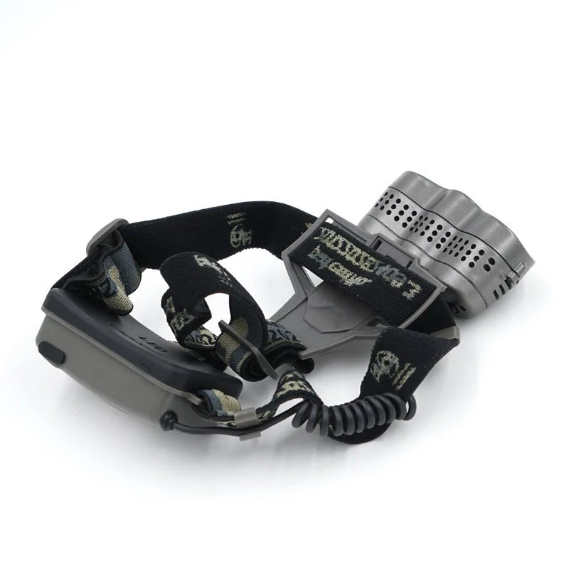 CRONY Strong light high power LED rechargeable 3 head light source headlight bulb outdoor - Image 9