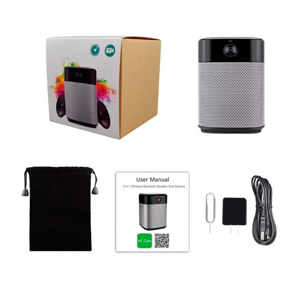CRONY SV-A1 Keeper HD 1080P mini Wifi IP Camera and Bluetooth Speaker Security Camera with Night Vision Two Way Audio Motion - Image 6