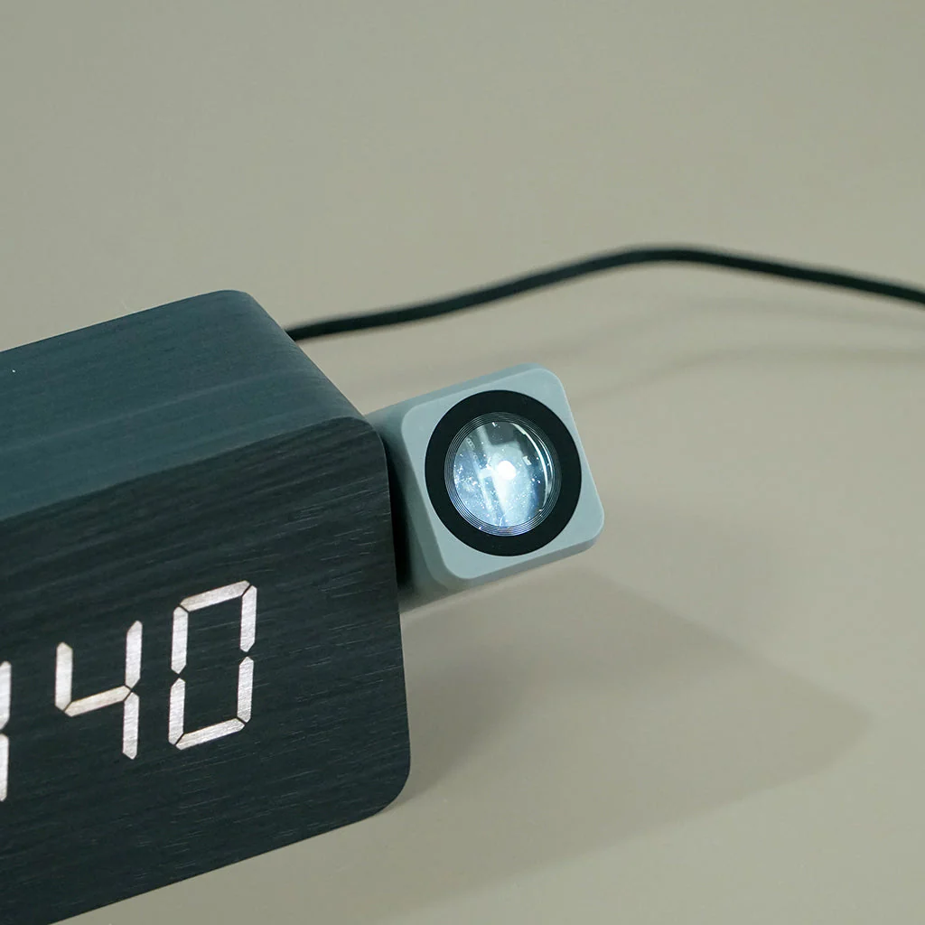 CRONY T009 Black Wood Projection Clock - Image 10
