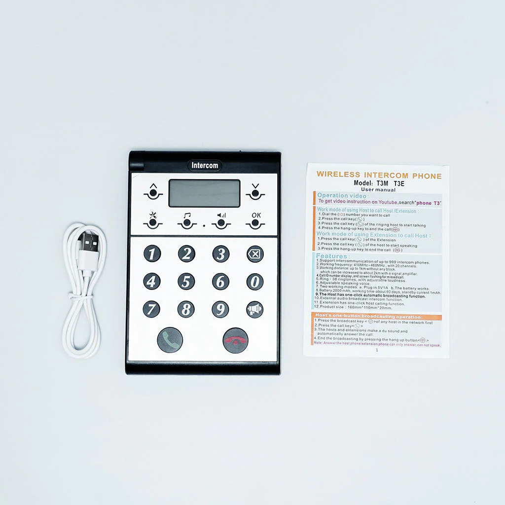 CRONY T3-M Wireless Intercom Phone - Image 2