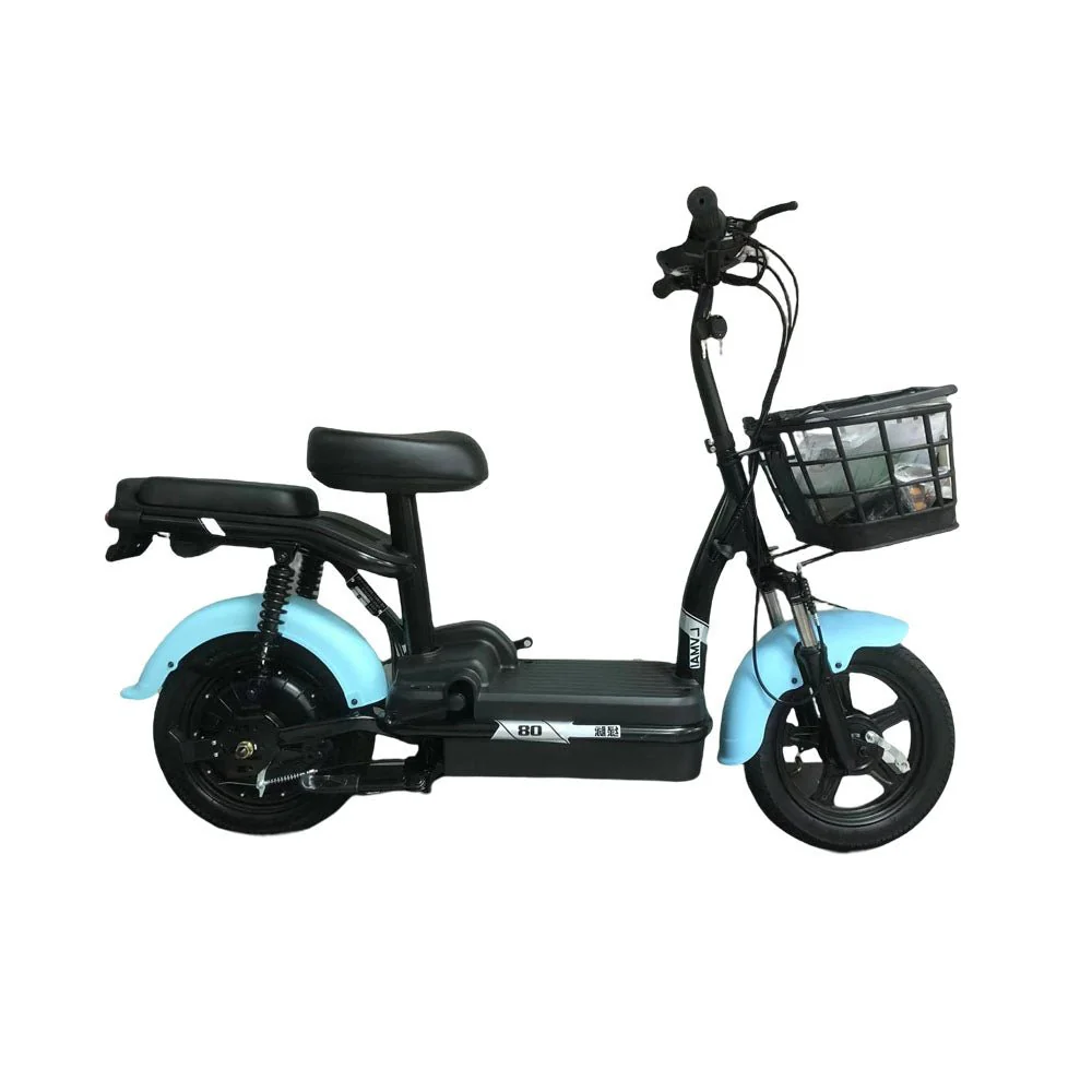 CRONY T6 Electric Scooter 400W Dual Seater 48V/12AH Battery 20-35KM Range Quadruple Brake LCD Screen Luggage Basket - Image 13
