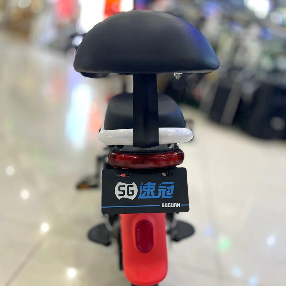 CRONY T6 Electric Scooter 400W Dual Seater 48V/12AH Battery 20-35KM Range Quadruple Brake LCD Screen Luggage Basket - Image 3