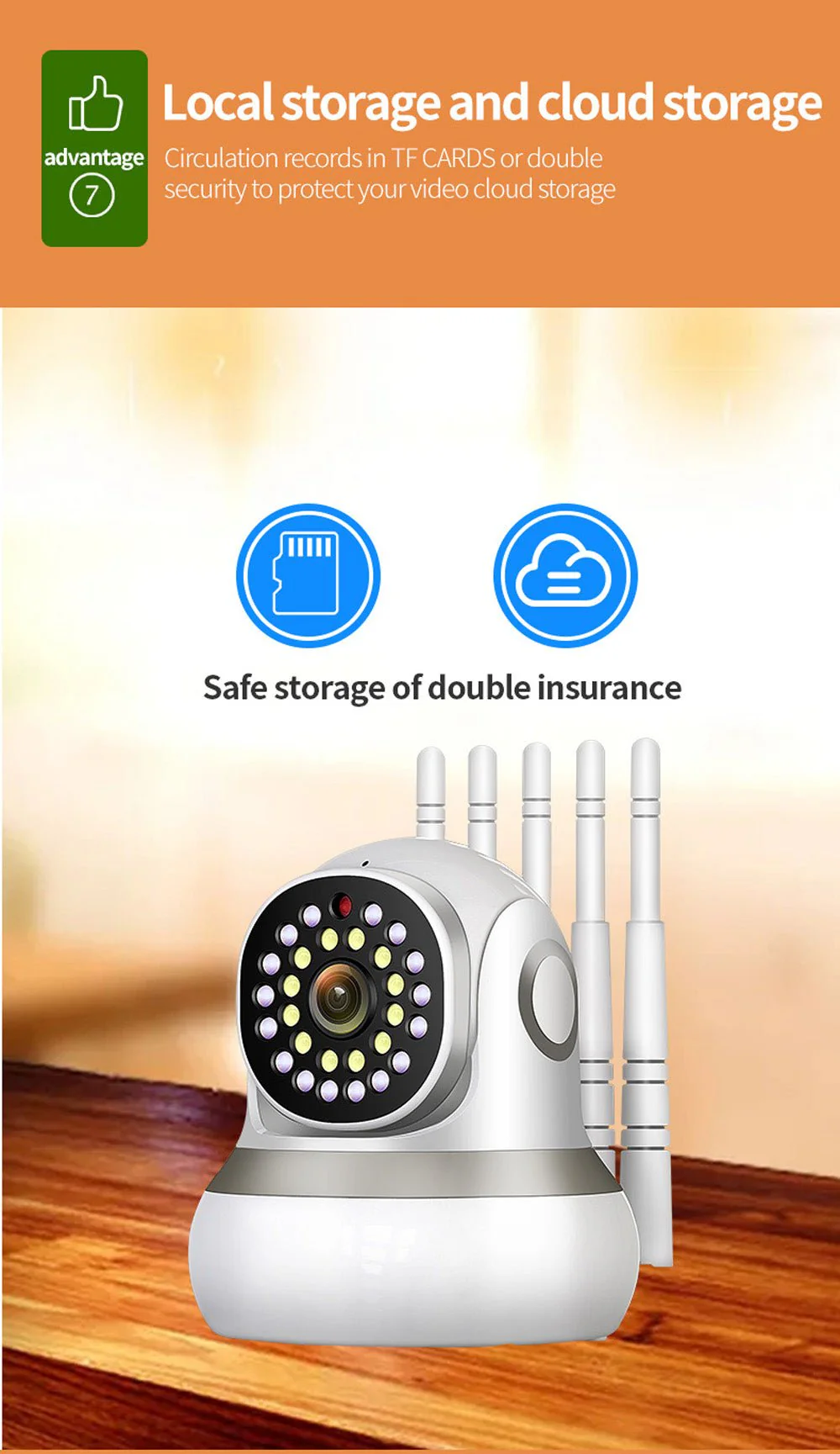 CRONY TC50-CA1Z2 5G Wifi Dual-band with Night Vision Motion Detection 2-Way Audio Home Security Surveillance - Image 8