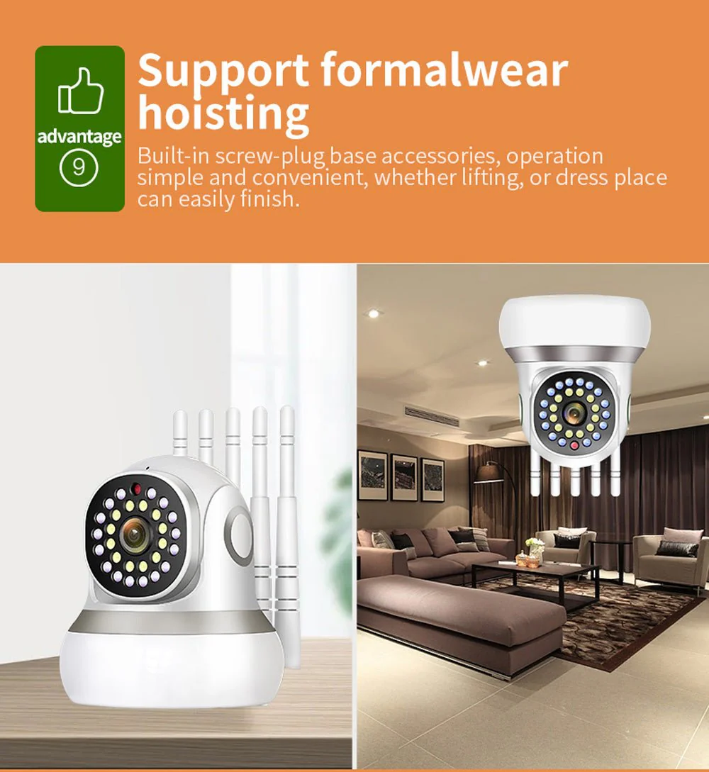 CRONY TC50-CA1Z2 5G Wifi Dual-band with Night Vision Motion Detection 2-Way Audio Home Security Surveillance - Image 9