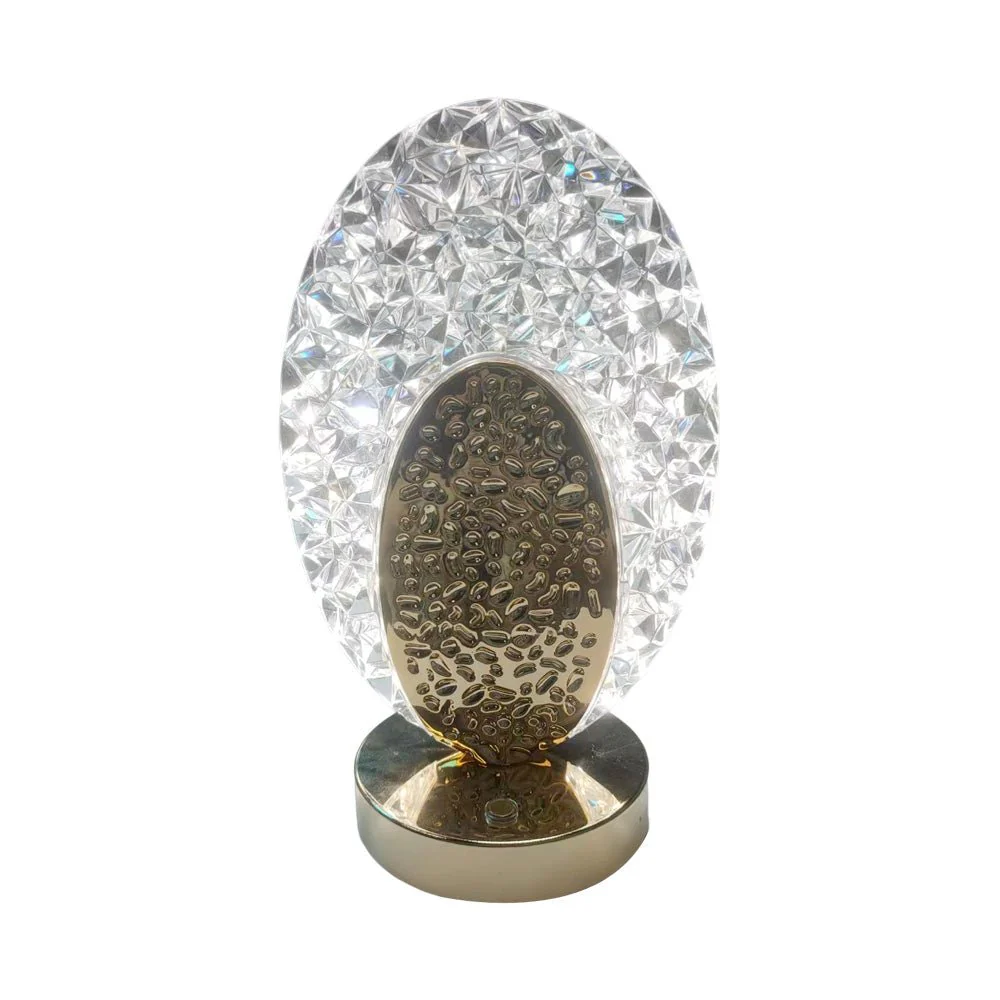 CRONY Three-color touch charging star eye lamp Modern Luxury Crystal Desk Lamp Bedroom Portable Night Light - Image 15