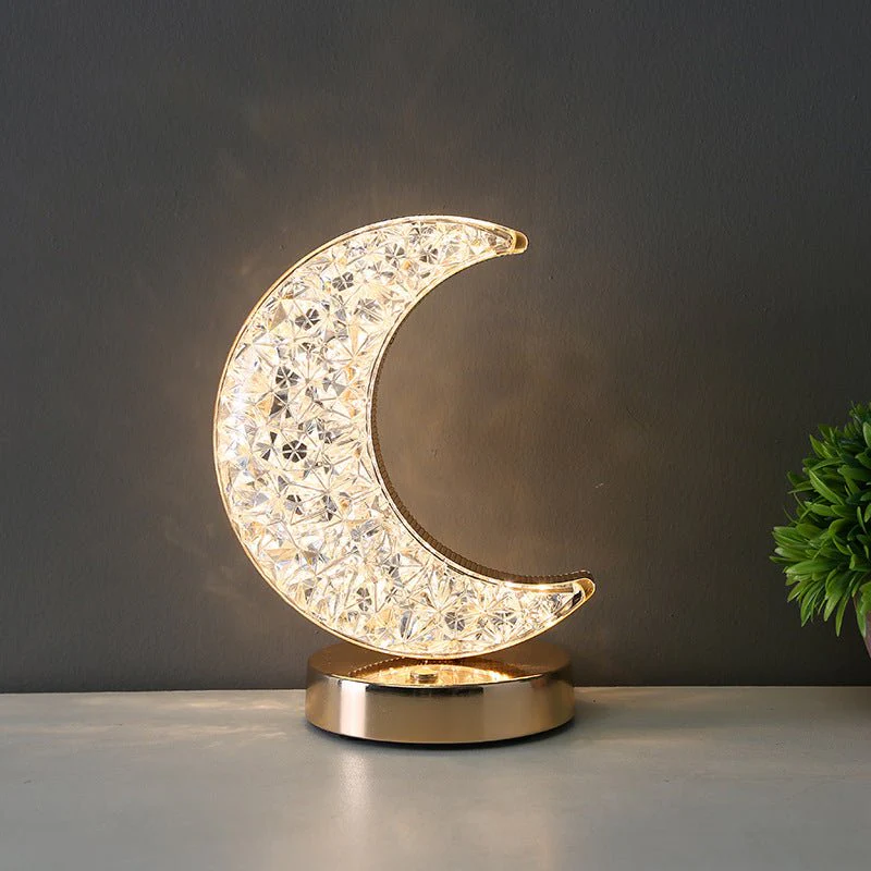 CRONY Three-color touch charging star eye lamp Modern Luxury Crystal Desk Lamp Bedroom Portable Night Light - Image 23