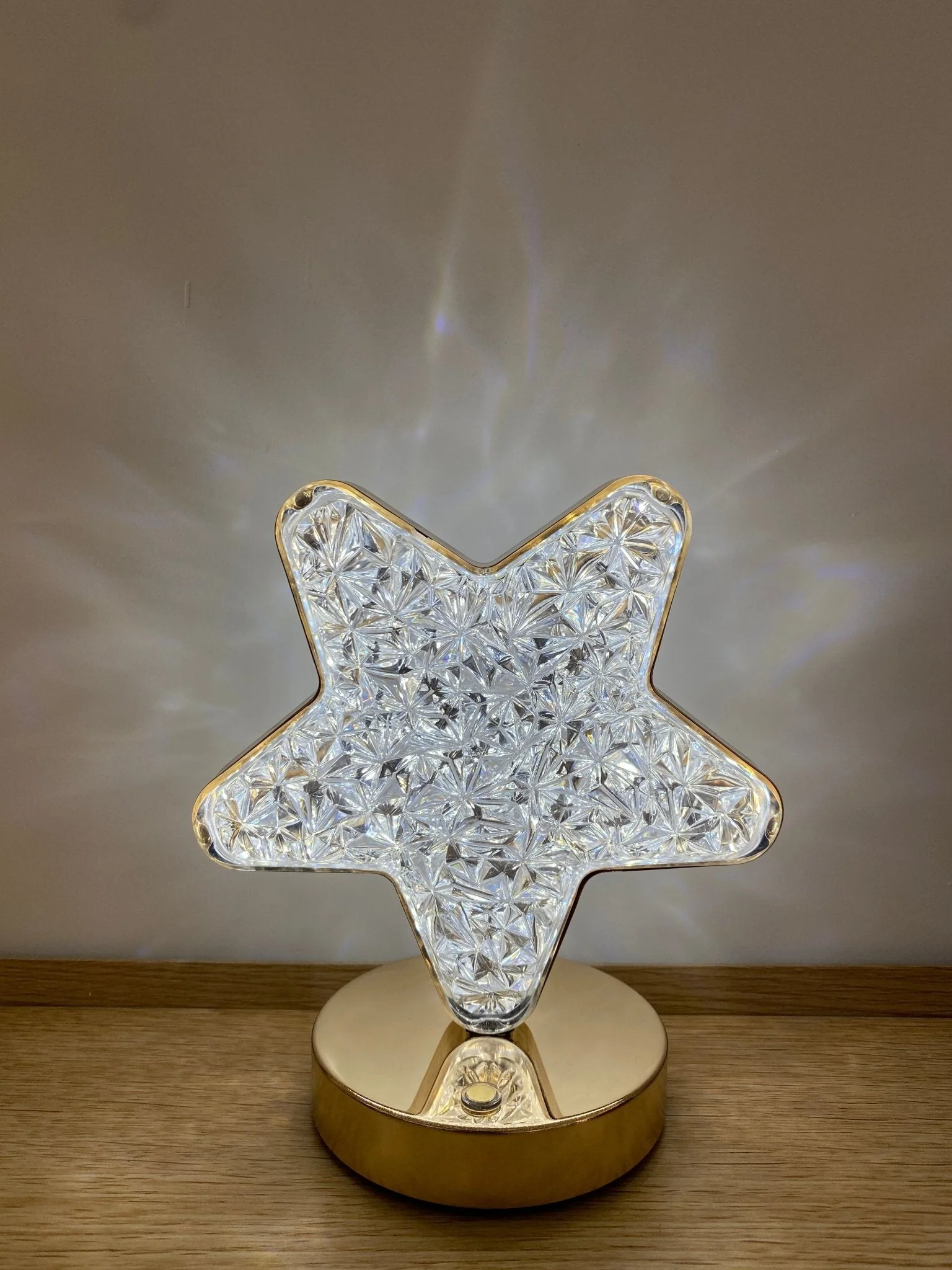 CRONY Three-color touch charging star eye lamp Modern Luxury Crystal Desk Lamp Bedroom Portable Night Light - Image 28
