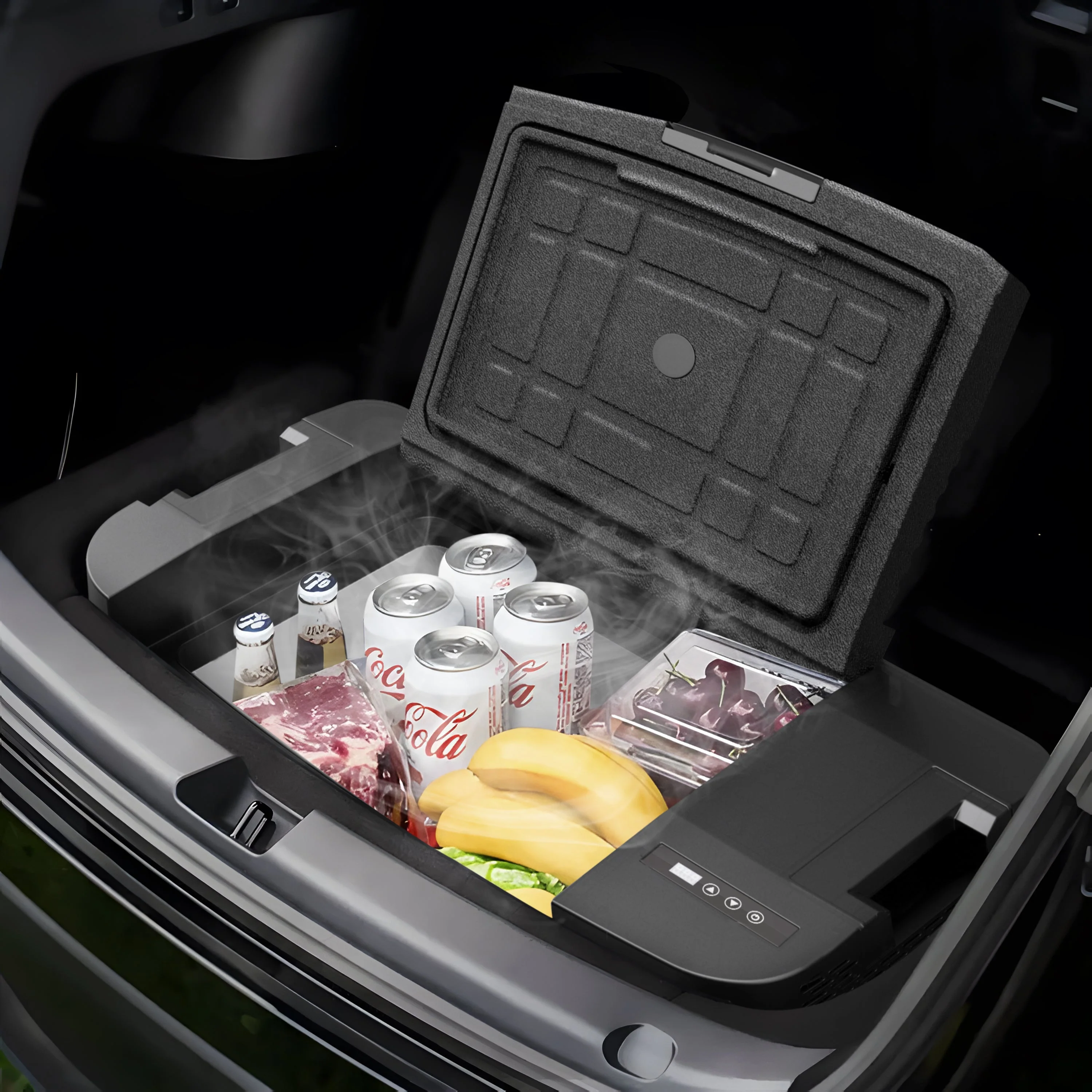 CRONY TSL35 35L Portable Car Refrigerator LED Display Low Noise Durable for 12V 24V and Home Use - Image 3