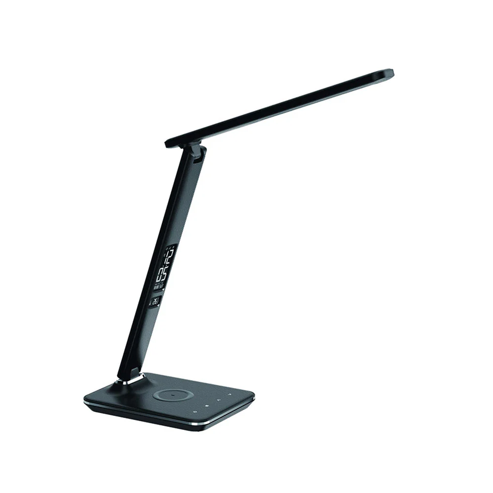 CRONY U13Q Table Lamp with wirelese charge-night light Clock LED Desk Lamp with Built-in Wireless Charger & Alarm Clock - Image 14