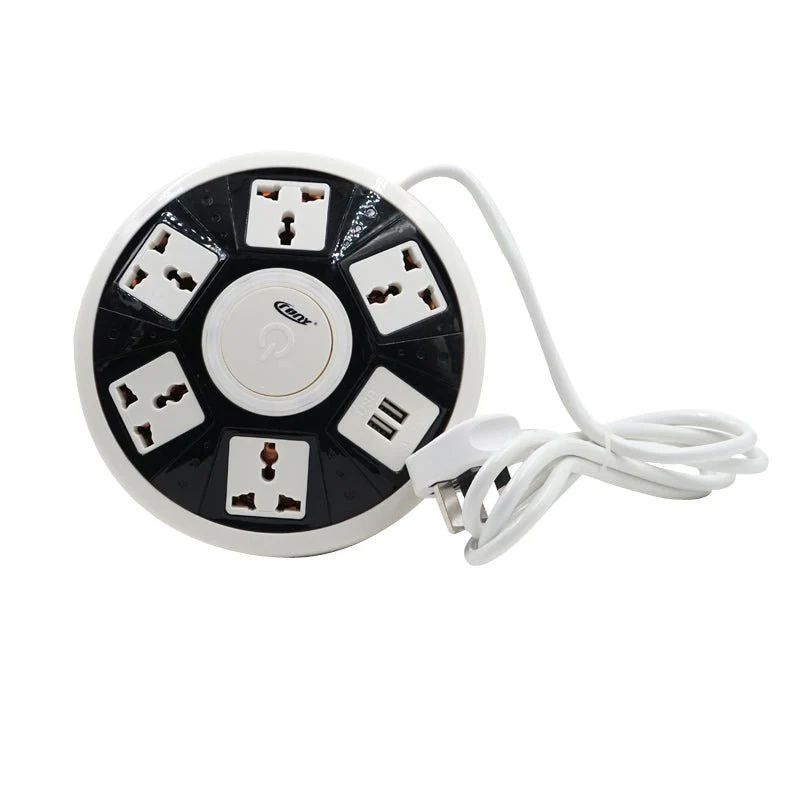 Crony UFO 5 way socket with 2 usb