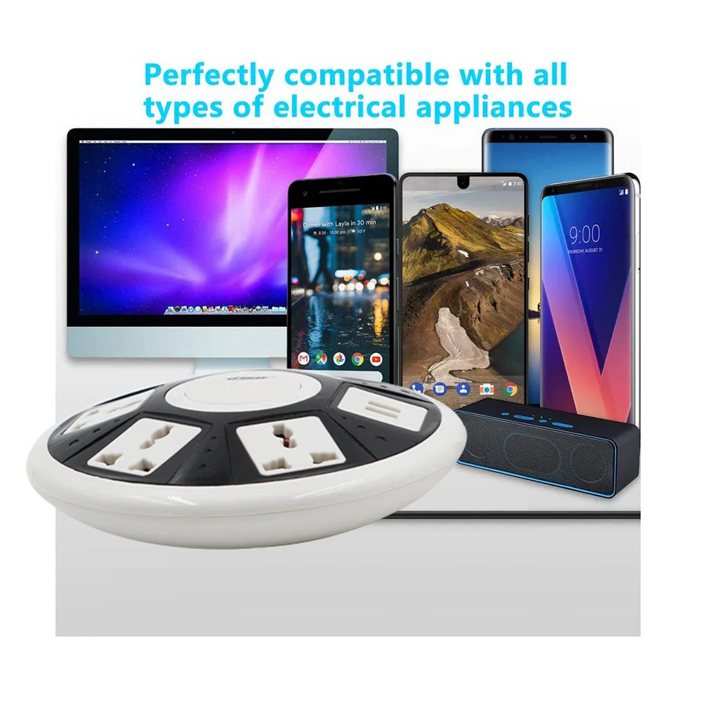 Crony UFO 5 way socket with 2 usb - Image 2