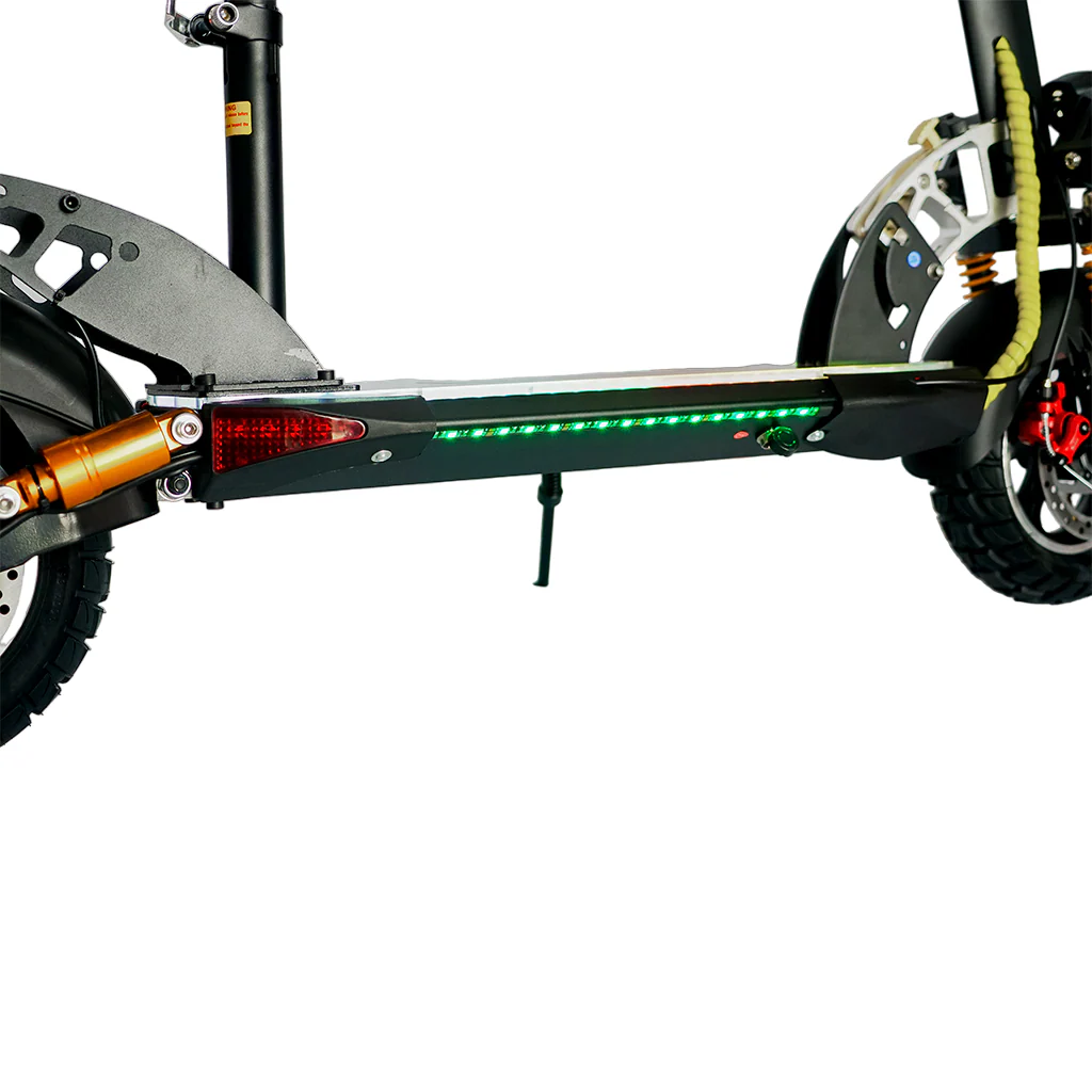 CRONY V10+ LED 1500W Electric Scooter 48V 48KMH Range Front Rear Suspension Disc Brakes Aluminum Alloy Frame App Connectivity Full color LED footpad &amp base light - Image 6