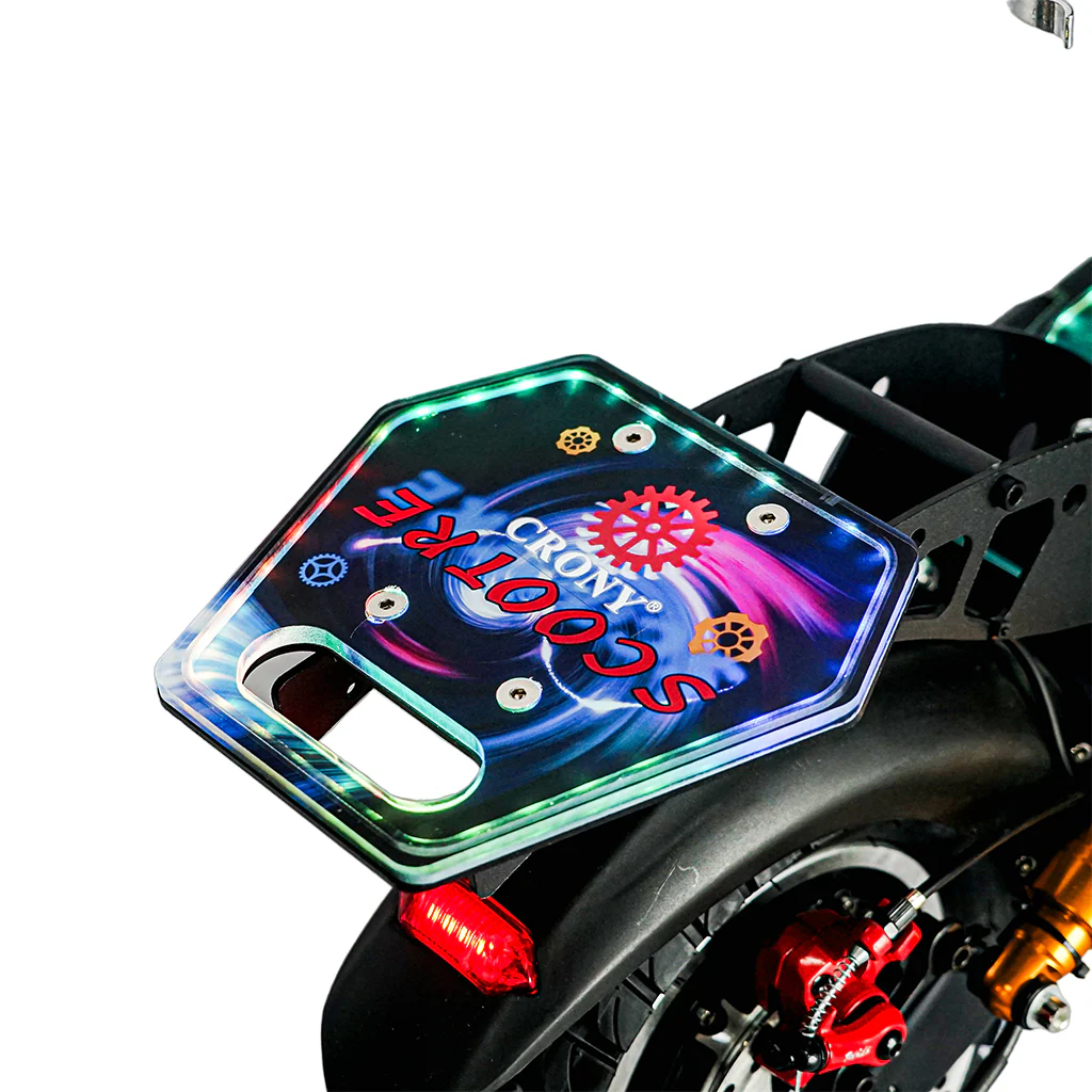 CRONY V10+ LED 1500W Electric Scooter 48V 48KMH Range Front Rear Suspension Disc Brakes Aluminum Alloy Frame App Connectivity Full color LED footpad &amp base light - Image 7