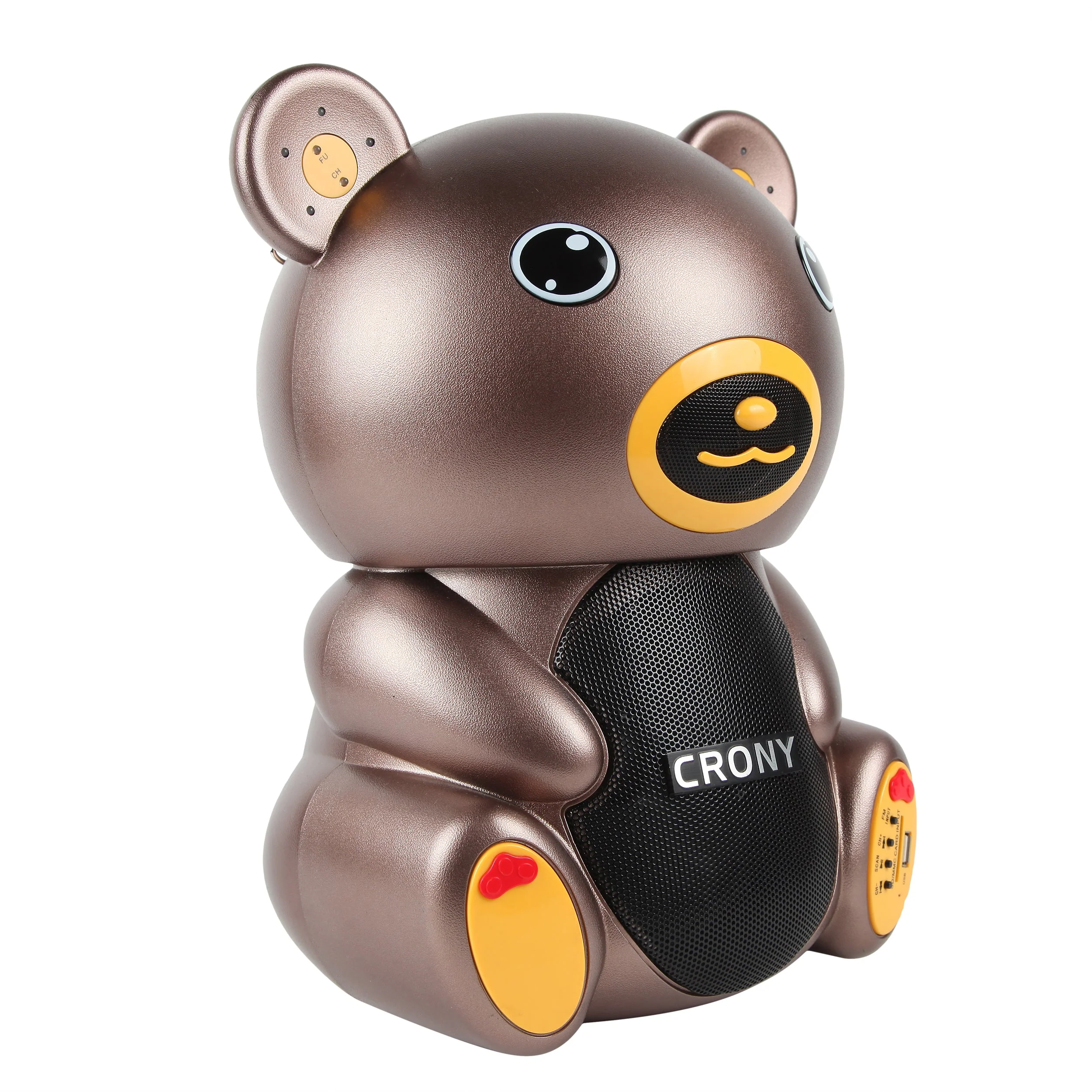 CRONY V6E speaker Portable Bear Ibastek Subwoofer Speaker Karaoke - Image 2