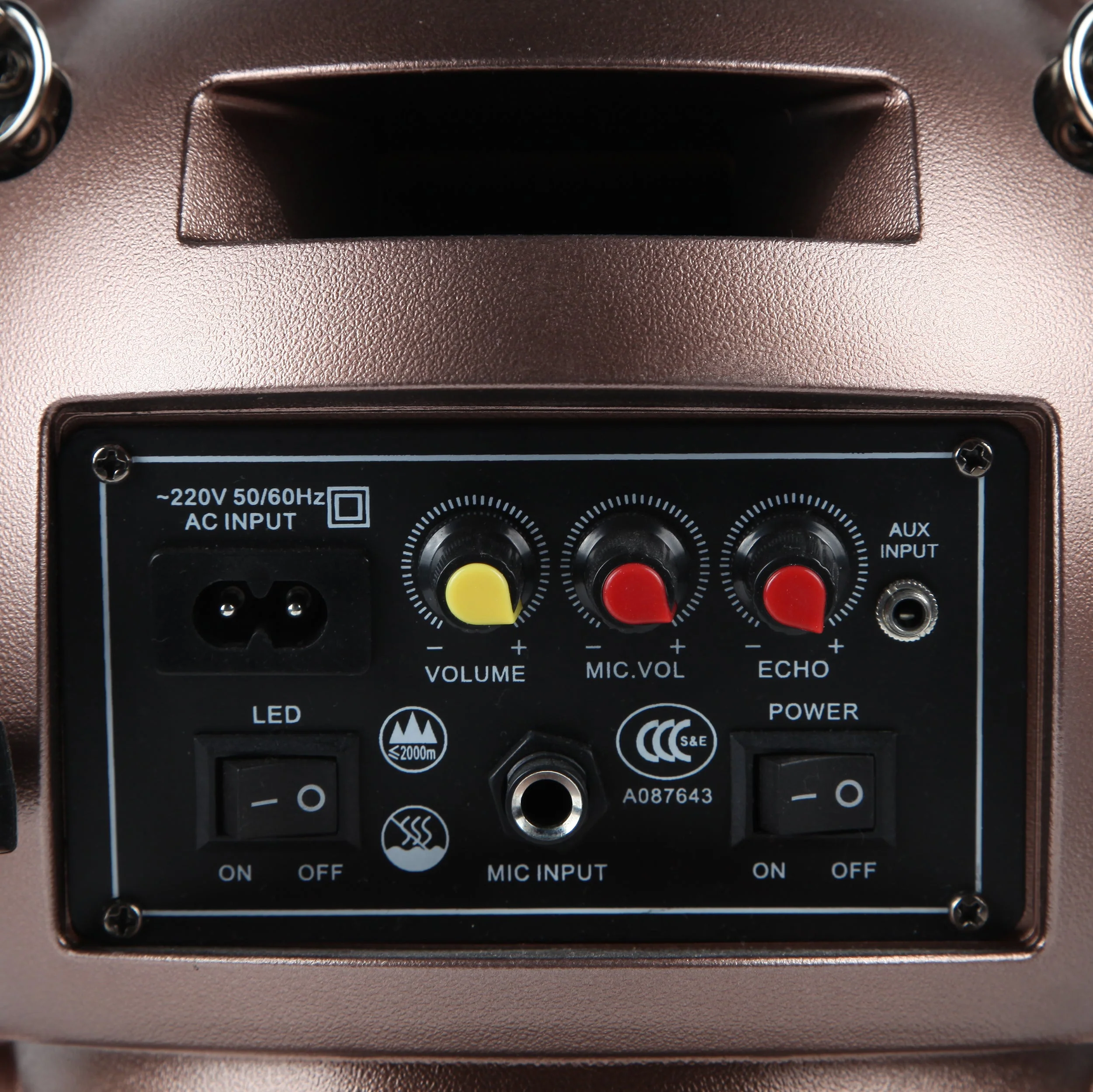 CRONY V6E speaker Portable Bear Ibastek Subwoofer Speaker Karaoke - Image 4