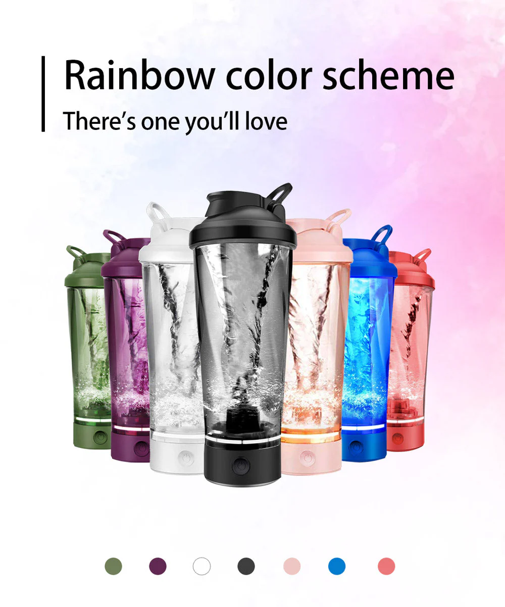 CRONY VT-006 Self-mixing Cup Portable Sustainable Rechargeable Plastic Electric Shaker Water Bottles - Image 13