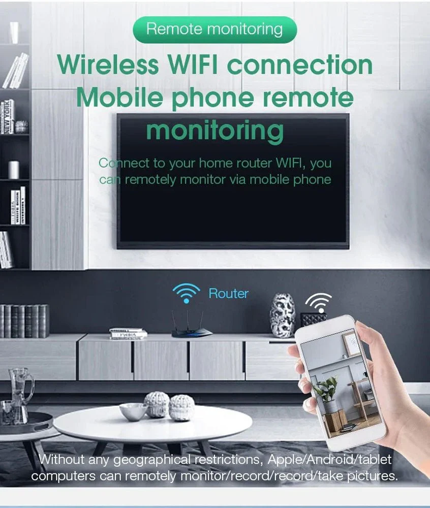 CRONY W10 Wifi iWFCam 1080P Camera HD Mini Wireless Wifi Camera with Motion Detection - Image 7