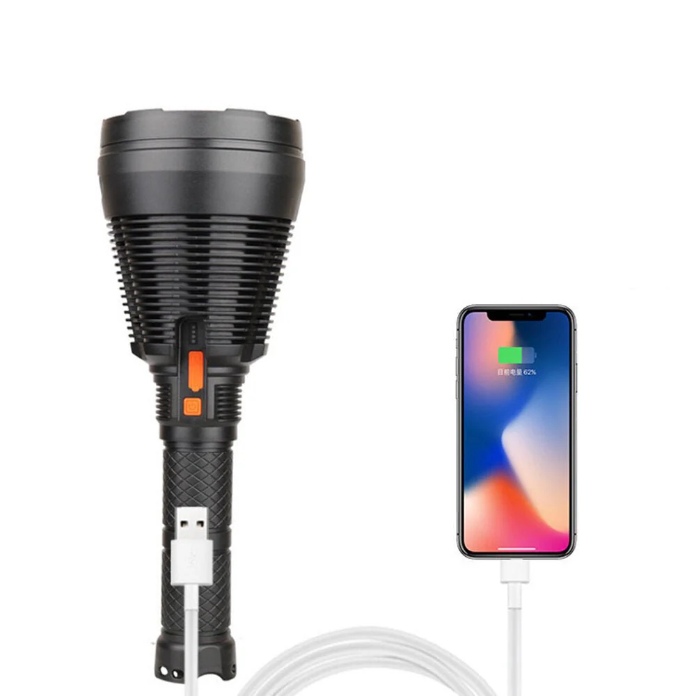 CRONY W5118 8000MA High-intensity flashlight 1800LM 18650 8000MAH TYPE-C rechargeable - Image 3