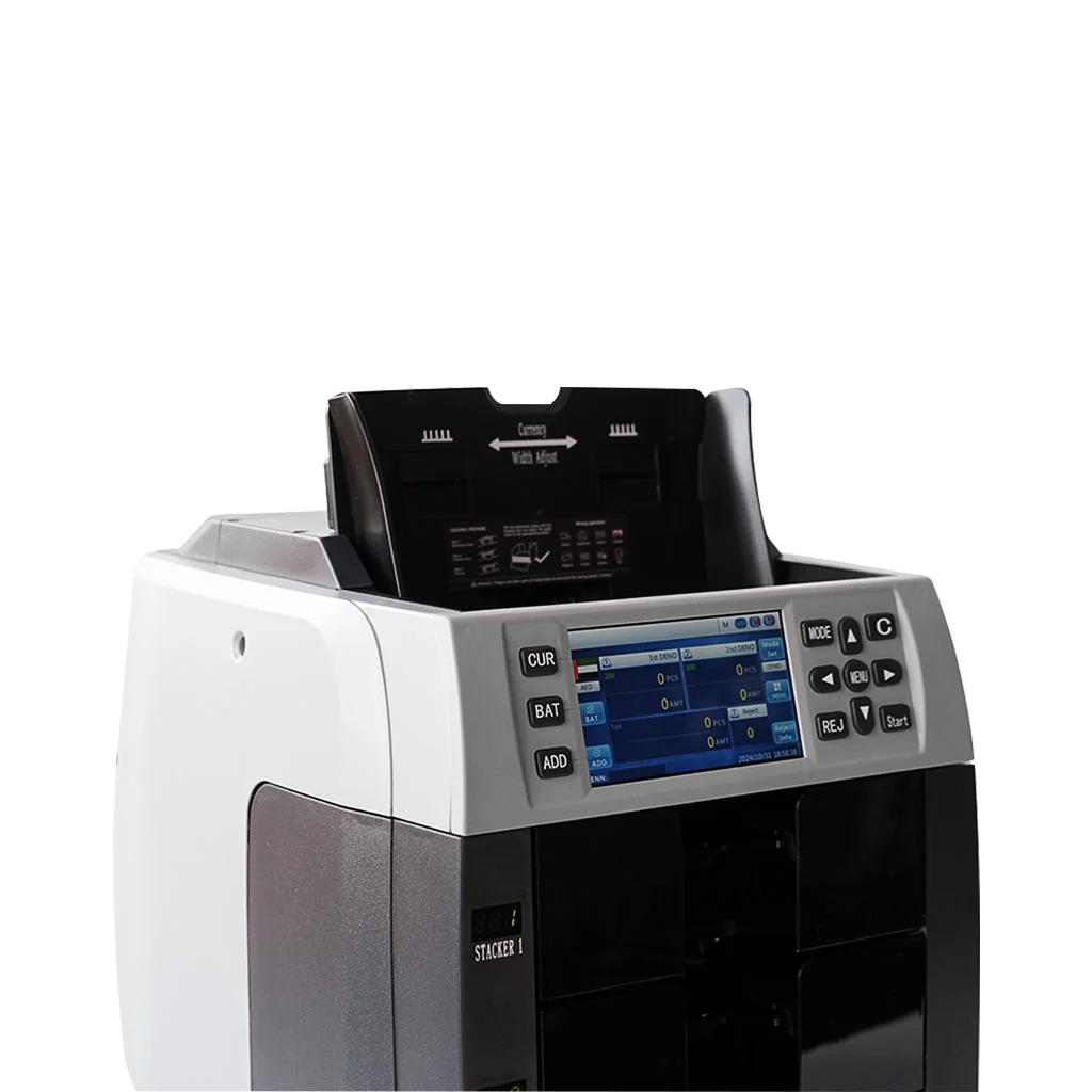 CRONY Banknote Verifiers WR8301 2+1 Multi Currency Mix Value Money sorter Pocket Money Counter and Sorter - Image 6