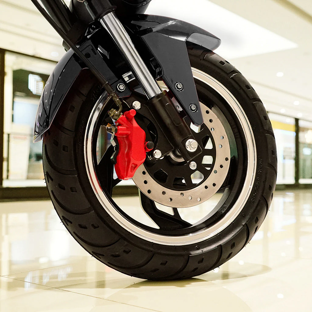 CRONY NEW X1 Harley Electrocar car With BT Speaker 65KM/H Electrocar car Citycoco Fat Tire Electric Motorcycle Black - Image 10